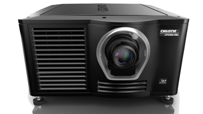 RBe laser projector for smaller cinema screens
