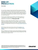 Vive Audio end of production