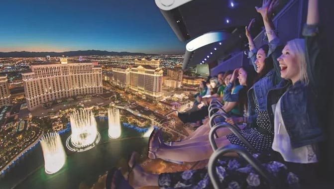 Visitors to The Strip’s newest attraction can enjoy a spectacular “Real Wild West” flight