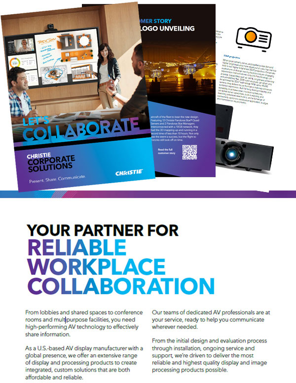 Download our ProAV corporate solutions guide