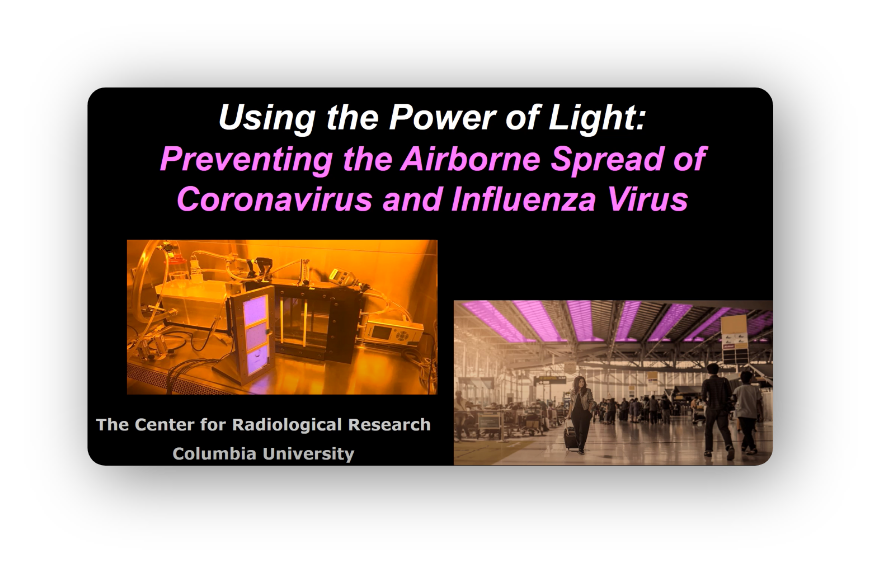 Using the Power of Light: Preventing the Airborne Spread of Coronavirus