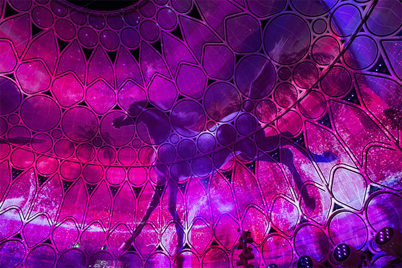 Al Adiyat: The Story of a Boy and His Horse, one of the many shows during Expo 2020, demonstrated the creative use of Al Wasl’s unique 360° projection surface.