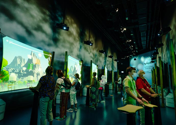 With fun, interactive games to encourage visitors to participate in their journey through the pavilion, Mission Possible relied heavily on AV.
