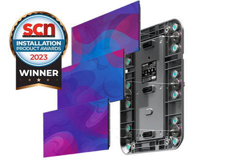 Christie® MicroTiles LED 1.0mm video walls wins the SCN 2023 Installation Product Award for Most Innovative Video Display