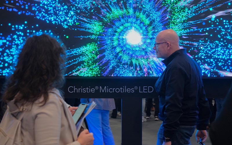 ISE 2023 was the perfect chance to experience the superior visual quality of MicroTiles LED video walls in person.
