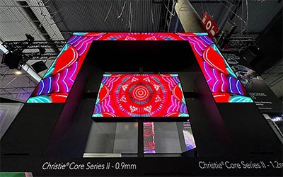 Our LED video wall installation powered by Core Series II.