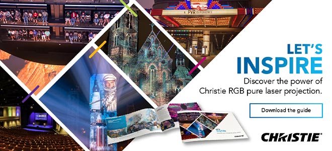 Download our Inspiration Guide to explore Christie laser projection solutions