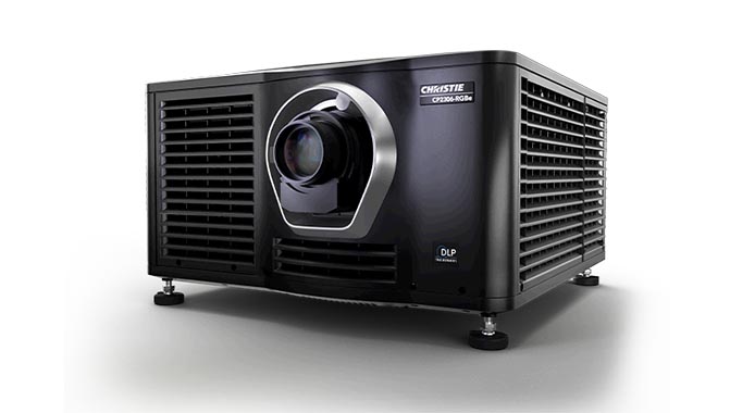 The CP2306-RGBe offers advanced RGB laser projection for smaller screens