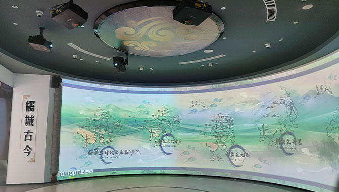 Eye-catching visuals in various exhibition zones at the Jiangmen Local Chronicles Hall (Photos courtesy of Jianye Display) 