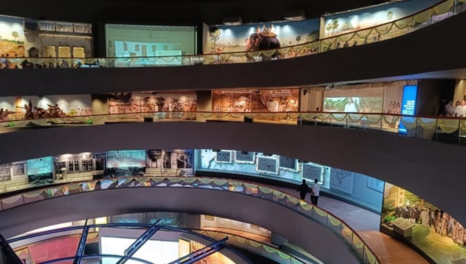 Bapu Tower Museum blends architecture, art, and technology to deliver a fascinating experience for visitors (Images courtesy of Vama Communications)