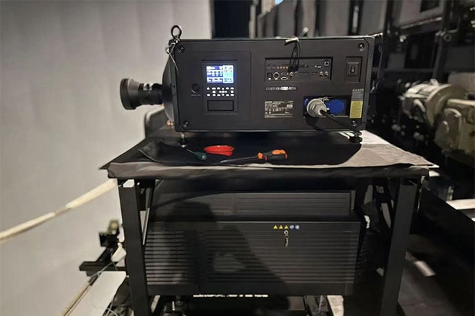 Wincomn Technology has upgraded the projection system to the Griffyn 4K50-RGB pure laser projector. Images courtesy of Wincomn Technology.