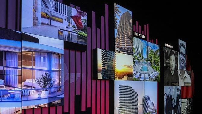 Parque Global LCD Video Wall