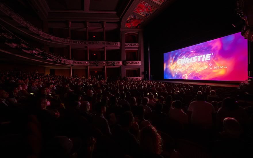 RGB pure laser projection for cinema