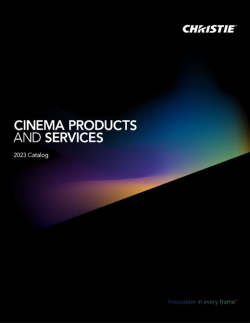 Cinema product catalog