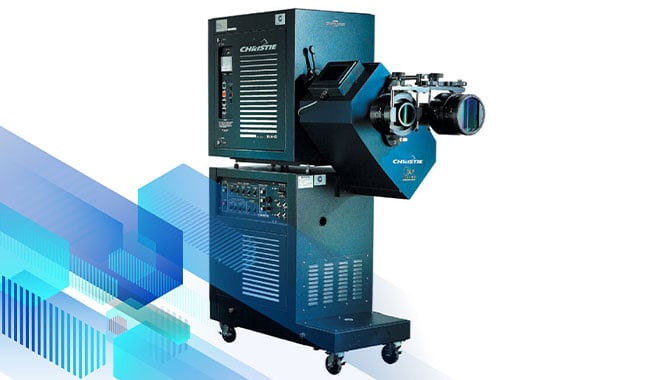 The Christie DCP-H cinema system was the first digital cinema projector.
