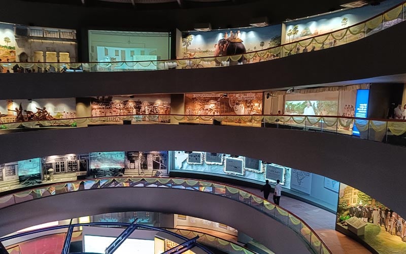 bapu tower museum building interiors