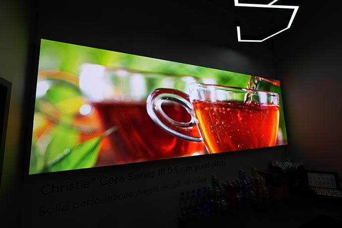 visual content displayed on LED video walls