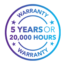 5 year warranty