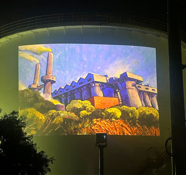 Illuminating industry with art Illuminating industry with art