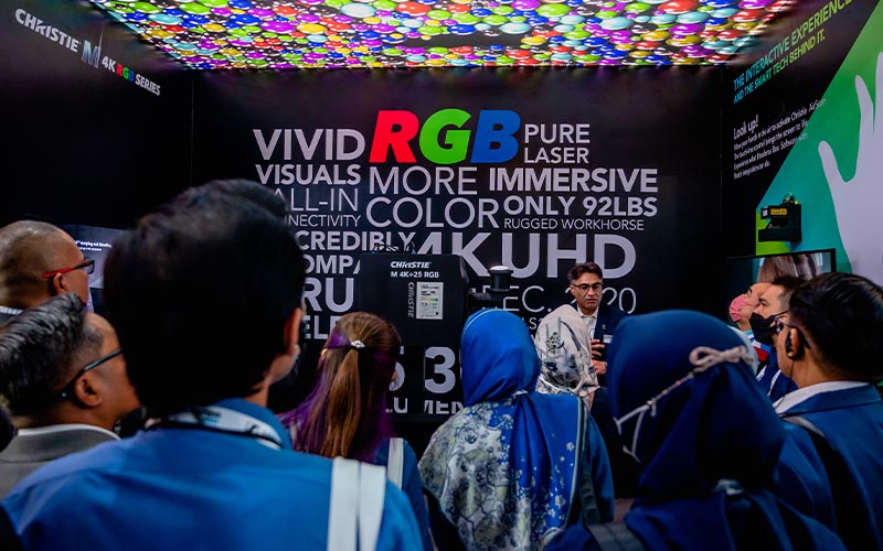 Showcasing our newest GS series models equipped with the new Christie Intelligent Camera, a powerful accessory with time-saving features that make it faster and easier to achieve your desired image quality with select 1DLP projectors.