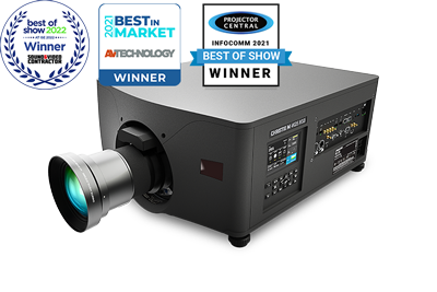 Christie® M 4K25 RGB pure laser projector awards